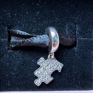 Pandora Silver Puzzle Piece Charm